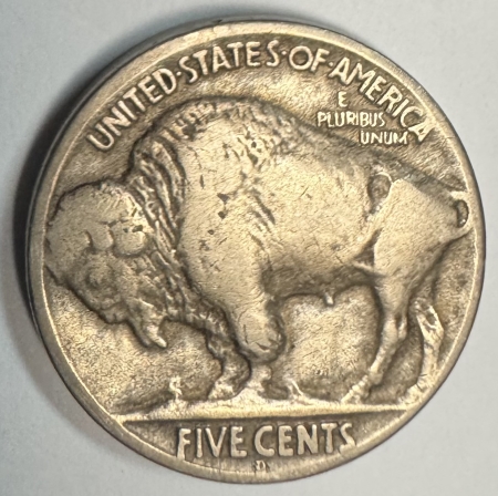 Buffalo Nickels 1924-D BUFFALO NICKEL, HIGHER GRADE CIRCULATED EXAMPLE