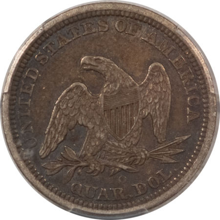 Liberty Seated Quarters 1842-O SEATED LIBERTY QUARTER LARGE DATE – PCGS XF-45, FRESH & ORIGINAL, SCARCE!