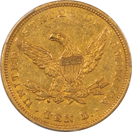 $10 1843 $10 LIBERTY GOLD EAGLE, NO MOTTO – PCGS XF-45, SCARCE IN HIGH GRADE!