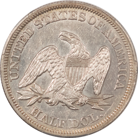 Liberty Seated Halves 1859 SEATED LIBERTY HALF DOLLAR – PCGS AU-55, GREAT LOOK!