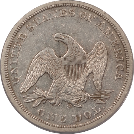 Liberty Seated Dollars 1859-S $1 SEATED LIBERTY DOLLAR – PCGS XF-40 SCARCE! FIRST SAN FRANCISCO DOLLAR!