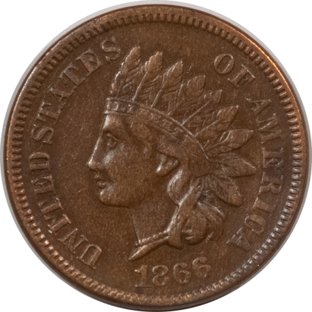 Indian 1866 INDIAN CENT – NICE ORIGINAL HIGH GRADE EXAMPLE!