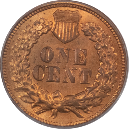 Indian 1868 INDIAN CENT – PCGS MS-64 RD, ORIGINAL RED, TOUGH!