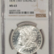 Morgan Dollars 1878 7/8TF $1 MORGAN DOLLAR, STRONG – PCGS MS-63, FRESH WHITE & CHOICE!