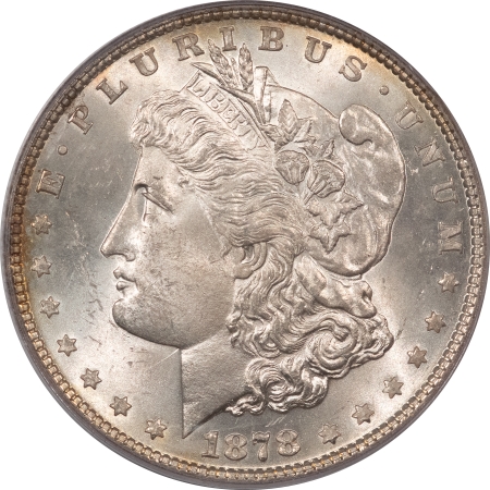 Morgan Dollars 1878 7/8 TF $1 MORGAN DOLLAR, WEAK – PCGS MS-63