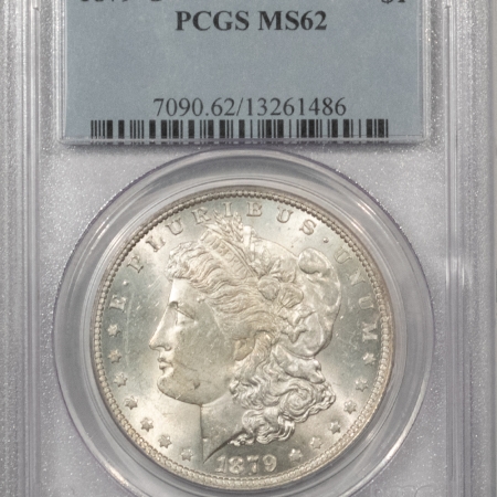 Morgan Dollars 1879-O $1 MORGAN DOLLAR – PCGS MS-62, WHITE & CHOICE!