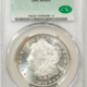 Dollars 1881-S MORGAN DOLLAR, CACG MS-65, BLAST-WHITE GEM & PQ! CAC!