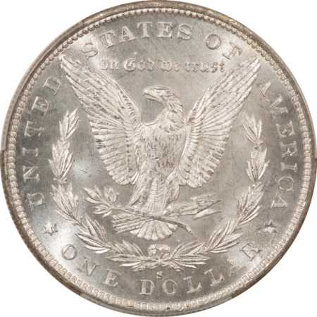 Dollars 1879-S MORGAN DOLLAR, CACG MS-63, BLAST-WHITE & PQ! CAC!