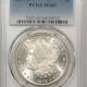 Morgan Dollars 1885-O $1 MORGAN DOLLAR – ICG MS-64, PRETTY! OLD ICG HOLDER!