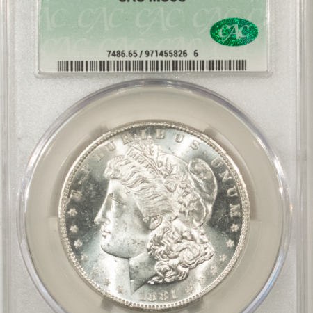 New Store Items 1881-S MORGAN DOLLAR, CACG MS-65, BLAST-WHITE GEM & PQ! CAC!