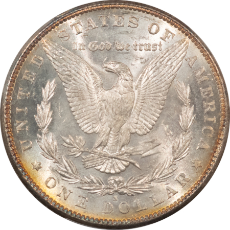 Morgan Dollars 1881-S $1 MORGAN DOLLAR – PCGS MS-67+, MONSTER COLOR! WOW! SUPERB GEM!