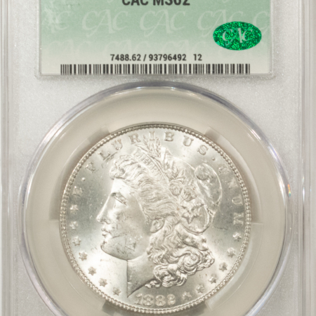 New Store Items 1882 MORGAN DOLLAR, CACG MS-62, BLAST-WHITE & PQ! CAC!