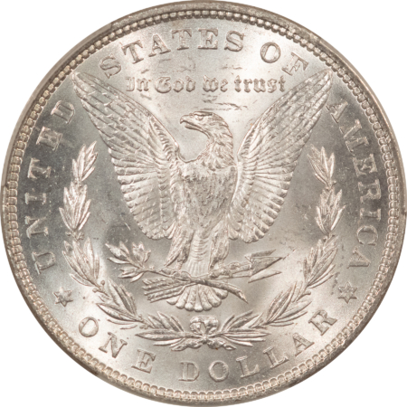 1882 MORGAN DOLLAR, CACG MS-62, BLAST-WHITE & PQ! CAC!