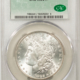 Dollars 1881-S MORGAN DOLLAR, CACG MS-65, BLAST-WHITE GEM & PQ! CAC!