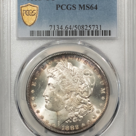 Morgan Dollars 1882-CC $1 MORGAN DOLLAR – PCGS MS-64, LUSTROUS & PRETTY! CARSON CITY!