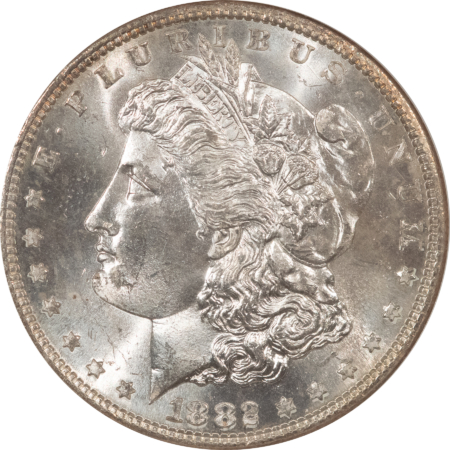 Morgan Dollars 1882-S $1 MORGAN DOLLAR – NGC MS-64, BLAST WHITE!