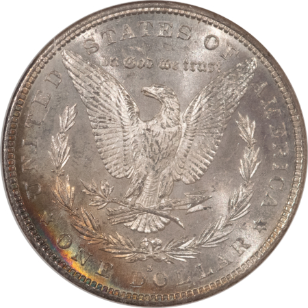 CAC Approved Coins 1882-S $1 MORGAN DOLLAR – NGC MS-65* STAR GORGEOUS RAINBOW TONING! CAC APPROVED!