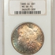 Morgan Dollars 1885-CC MORGAN DOLLAR PCGS MS-64 OLD GREEN HOLDER, BLAST WHITE, PQ, CARSON CITY!