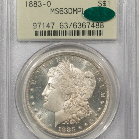 New Store Items 1883-O $1 MORGAN DOLLAR – PCGS MS-63 DMPL, OGH, PREMIUM QUALITY & CAC APPROVED!