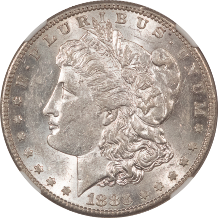 Morgan Dollars 1883-S $1 MORGAN DOLLAR – NGC AU-55, FLASHY, LUSTROUS!