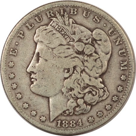 Morgan Dollars 1884-S $1 MORGAN DOLLAR – NICE PLEASING CIRCULATED EXAMPLE!