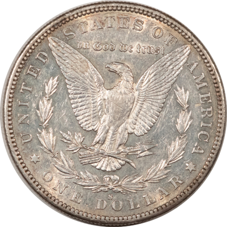 Morgan Dollars 1885-S $1 MORGAN DOLLAR – ABOUT UNCIRCULATED & SEMI-PROOFLIKE!