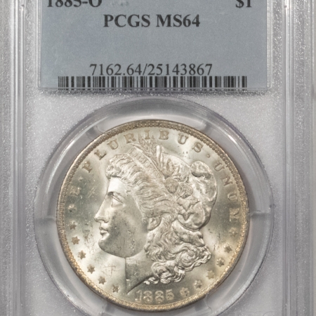 New Store Items 1885-O $1 MORGAN DOLLAR – PCGS MS-64