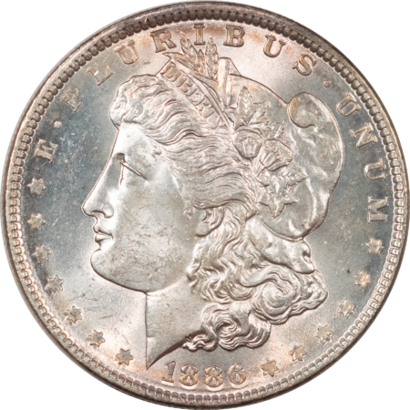 Morgan Dollars 1886 $1 MORGAN DOLLAR – LUSTROUS UNCIRCULATED!