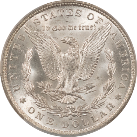 Dollars 1887-O MORGAN DOLLAR, CACG MS-61, ORIGINAL, BLAST-WHITE & PQ! CAC!