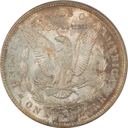 Morgan Dollars 1889 $1 MORGAN DOLLAR – ANACS MS-63, OLD VINTAGE ANA HOLDER!