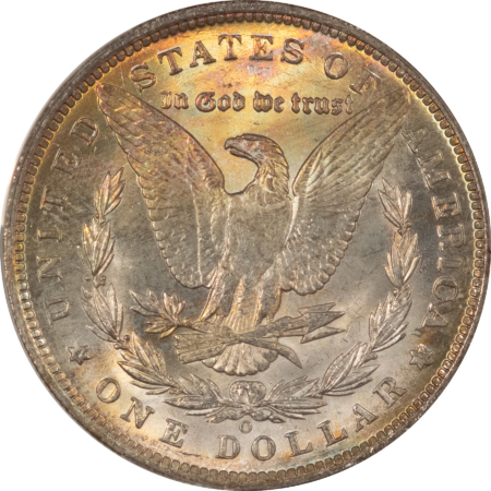 Dollars 1890-O MORGAN DOLLAR, CACG MS-60, LUSTROUS WHITE W/ PRETTY TONING & PQ-CAC!