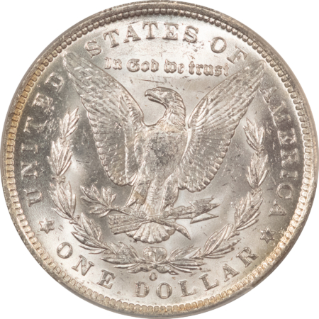 Dollars 1890-O MORGAN DOLLAR, CACG MS-61, ORIGINAL, BLAST WHITE & PQ! CAC!