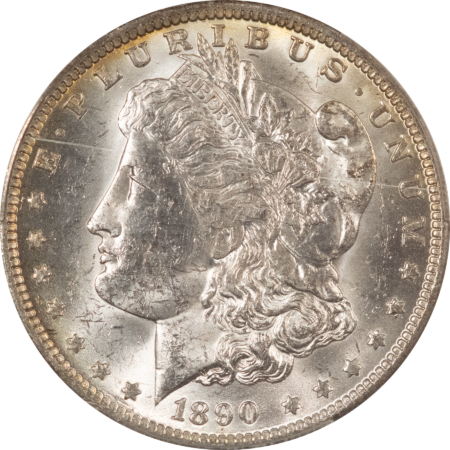 Dollars MONSTER TONED 1890-O MORGAN DOLLAR, CACG MS-61, ORIGINAL, GORGEOUS & PQ! CAC!