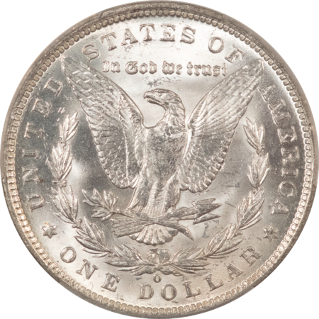 Dollars 1890-O MORGAN DOLLAR, CACG MS-61, ORIGINAL, BLAST WHITE & PQ! CAC!