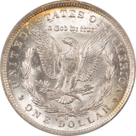 Dollars 1890-O MORGAN DOLLAR, CACG MS-61, ORIGINAL, BLAST WHITE & PQ! CAC!