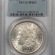 Morgan Dollars 1891-CC $1 MORGAN DOLLAR – PCGS MS-63, BLAST WHITE! CARSON CITY!