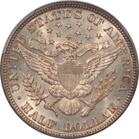 Barber Halves 1896 BARBER HALF DOLLAR – PCGS MS-63+, FRESH & PREMIUM QUALITY!