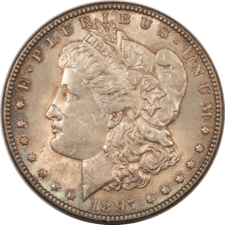 Morgan Dollars 1897 $1 MORGAN DOLLAR- NICE ORIGINAL HIGH GRADE NEARLY UNCIRCULATED LOOKS CHOICE