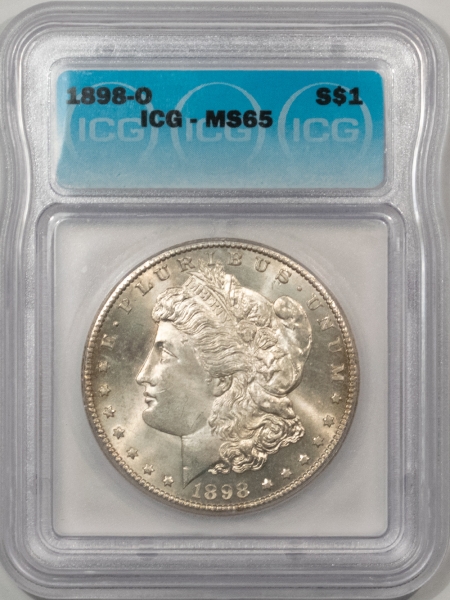 Morgan Dollars 1898-O $1 MORGAN DOLLAR – ICG MS-65