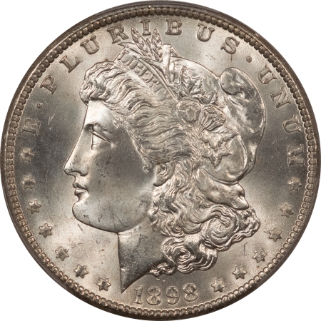 Morgan Dollars 1898-O $1 MORGAN DOLLAR – PCGS MS-66, BLAST WHITE & SUPERB!