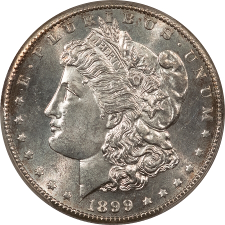 CAC Approved Coins 1899-S $1 MORGAN DOLLAR – PCGS MS-64+PL, PQ! FLASHY, LOOKS GEM & CAC APPROVED!