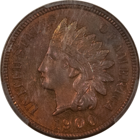 Indian 1900 INDIAN CENT – PCGS GENUINE, CLEANED, UNC DETAILS