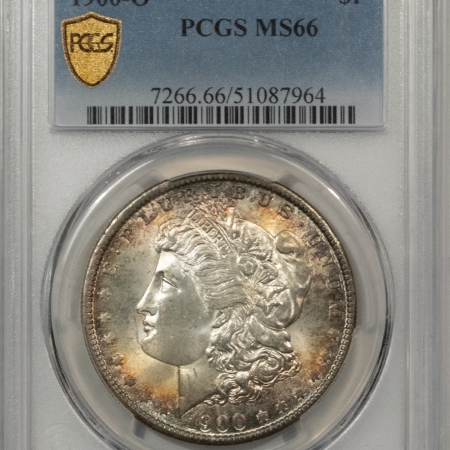 Morgan Dollars 1900-O $1 MORGAN DOLLAR – PCGS MS-66, PRETTY! LUSTROUS!