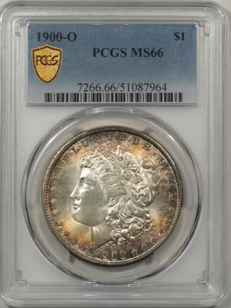 Morgan Dollars 1900-O $1 MORGAN DOLLAR – PCGS MS-66, PRETTY! LUSTROUS!