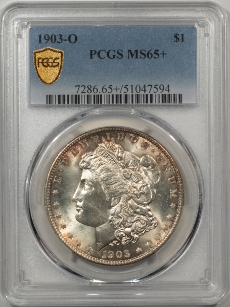 1903-O $1 MORGAN DOLLAR – PCGS MS-65+, LOOKS 66, PREMIUM QUALITY!