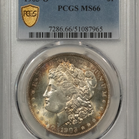 Morgan Dollars 1903-O $1 MORGAN DOLLAR – PCGS MS-66, PRETTY WITH CLEAN CHEEK!