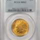 $10 1908 $10 INDIAN GOLD EAGLE, MOTTO – NGC MS-61, LUSTROUS!