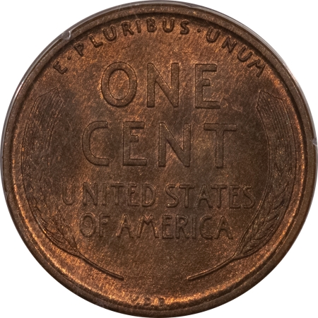 Lincoln Cents (Wheat) 1909 VDB LINCOLN CENT – PCGS MS-65 RB, RATTLER, PREMIUM QUALITY!