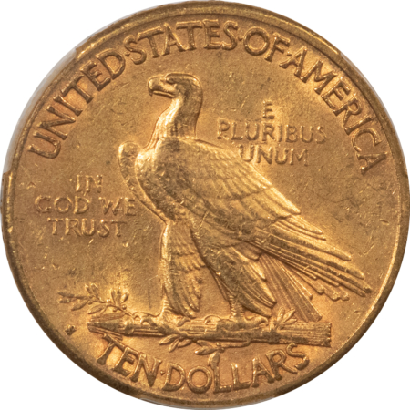 $10 1909-S $10 INDIAN GOLD EAGLE – PCGS AU-50, CAC APPROVED! FAIRMONT COLLECTION!