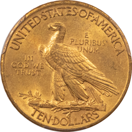 $10 1910 $10 INDIAN GOLD EAGLE – PCGS MS-62, FRESH & PQ!